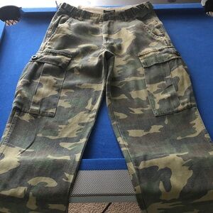 Camouflage and Cargo Pocket Jeans